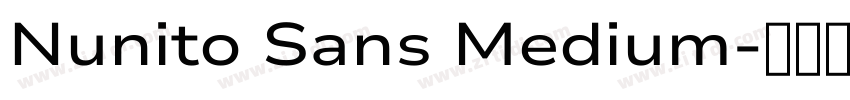 Nunito Sans Medium字体转换 Nunito Sans Medium字体转换